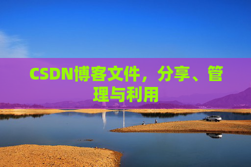 CSDN博客文件，分享、管理与利用